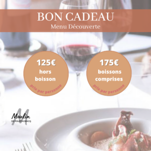 Bon cadeau, Menu découverte